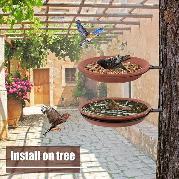 Pack_of_2_Bird_Feeder_for_Water_&_Seed_Bird_Bath_Trey_for_Balcony,_Trees,_Garden_&_Wall_mounting,_Attracting_Wild_Birds