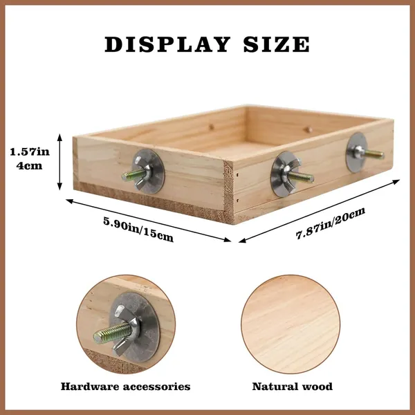 Bird_Parrot_Wooden_Feeder,_Natural_Wooden_Parrot_Bird_Perch_Stand,_Birds_Food_Dish,_Bird_Cage_Food_Standing_Feeding_Perch_Bowl_Toy_for_Small_Animal_Parrot,_Rat,_Parakeet,_Budgies,_Love_Birds
