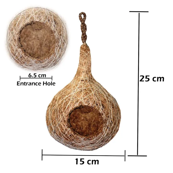 Organic_Bird_Nest_Large_Size_Set_of_2_|_Handmade_Coir_Fiber_&_Jute_Bird_House_for_Sparrow_&_Small_Birds_|_Hanging,_Wall_&_Tree_Mount_Bird_Nest_for_Balcony,_Garden_&_Outdoor_Use_|_Brown_Color