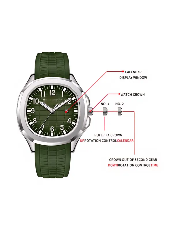 Luxury_Green_Dial_Rubber_Strap_Men’s_Quartz_Watch