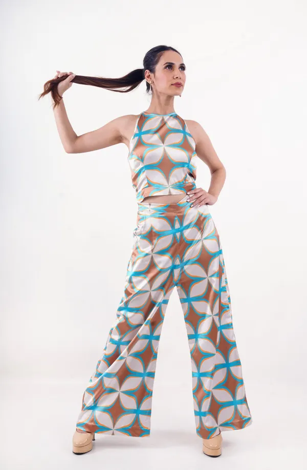D_Motif_Love_Halter_Top_&_High_Pants_Co-Ord_Set