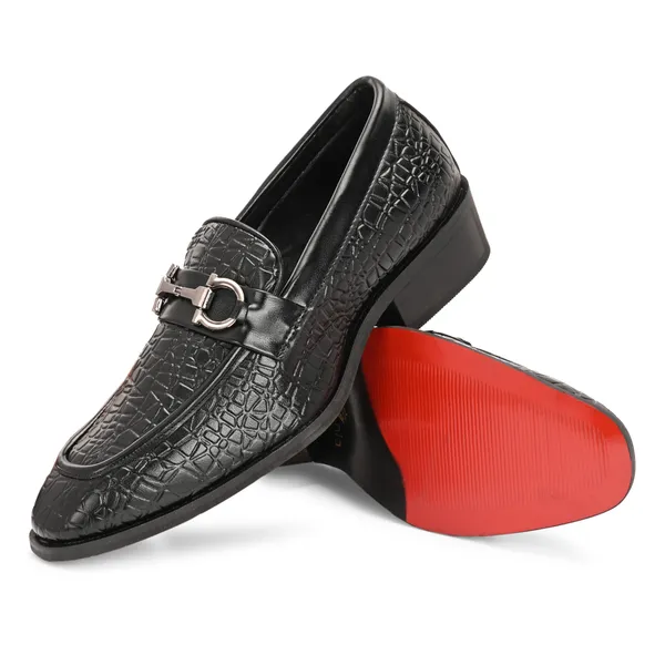Black_Synthetic_Leather_Loafers_For_Men