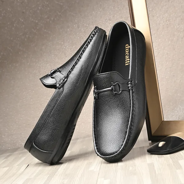 Black_Synthetic_Leather_Loafers_For_Men