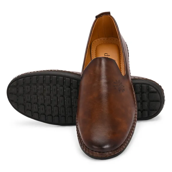 Brown_Synthetic_Leather_Sandals_For_Men