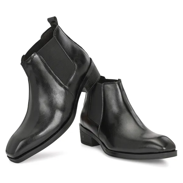 Men's_Black_High_Heel_Chelsea_Boots