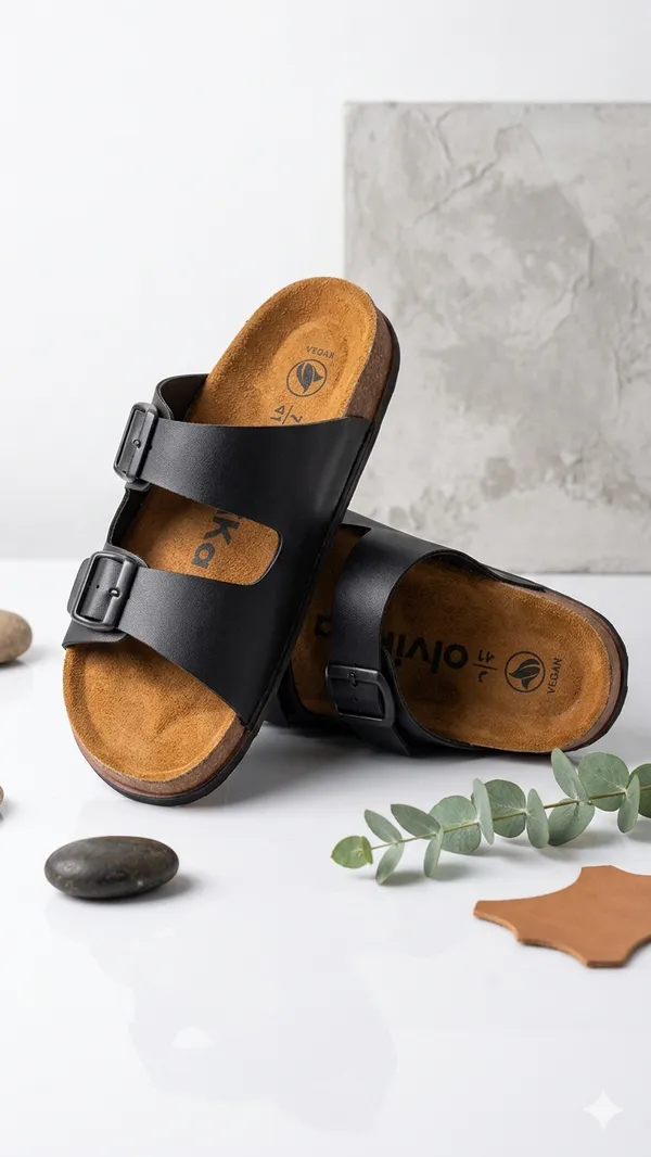 Men’s_Double_Buckle_Sandals_|_Adjustable_Strap_Slip-On_Comfort_Slides