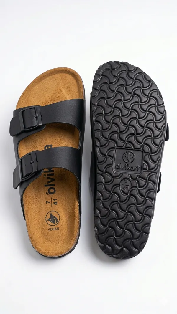 Men’s_Double_Buckle_Sandals_|_Adjustable_Strap_Slip-On_Comfort_Slides