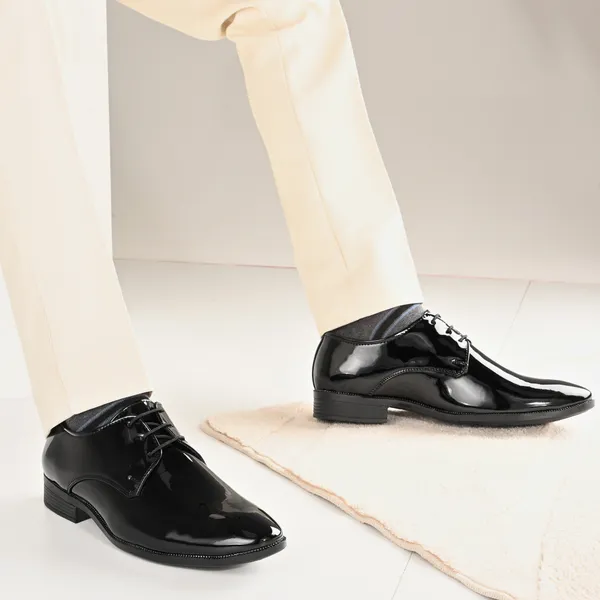 Men's_Shiny_Lace_Up_Derby_Shoes
