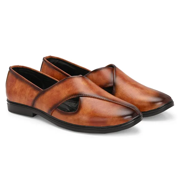Tan_Synthetic_Leather_Sandals_For_Men