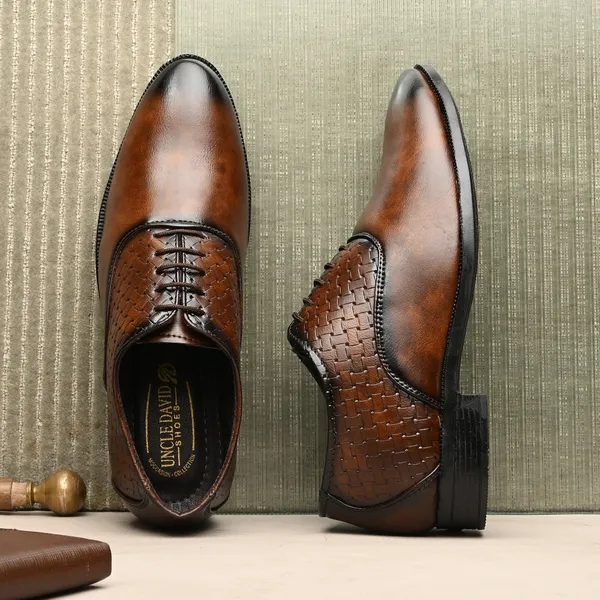 UNCLE_DAVID_Men's_Formal_Derby_Lace_Up_Shoes