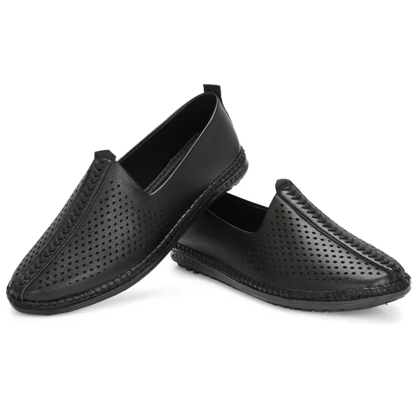Black_Synthetic_Leather_Sandals_For_Men