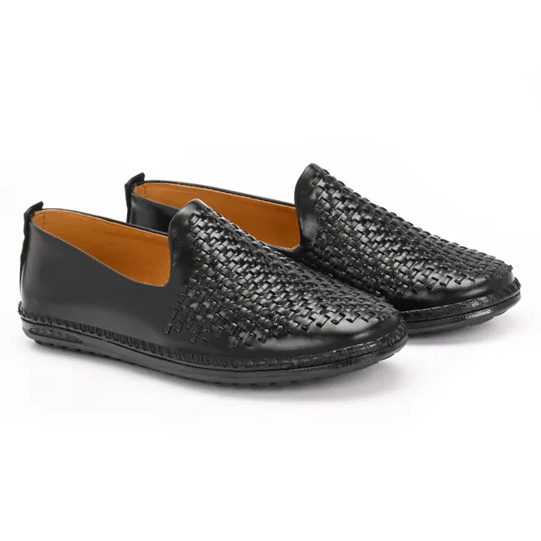 Black_Synthetic_Leather_Sandals_For_Men