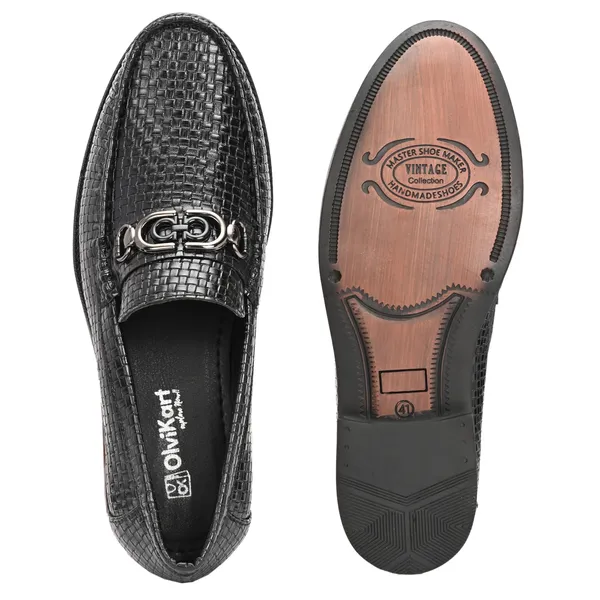 Black_Synthetic_Leather_Loafers_For_Men