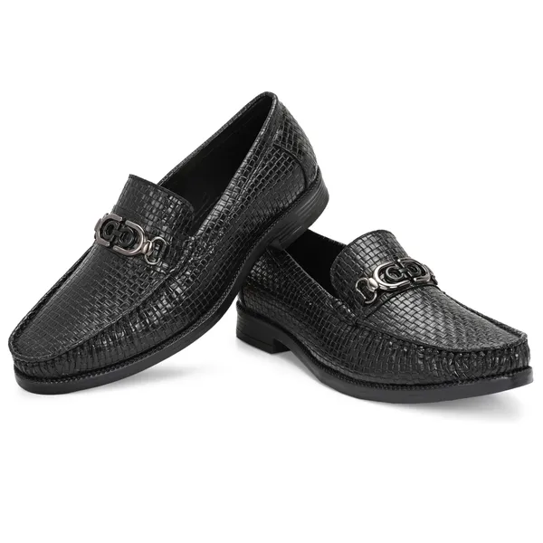 Black_Synthetic_Leather_Loafers_For_Men