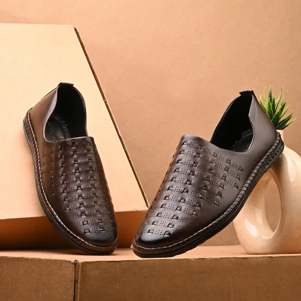 Brown_Synthetic_Leather_Sandals_For_Men