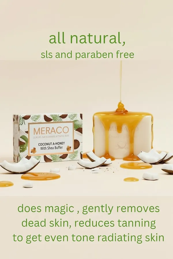 Handmade_Coconut_&_Honey_Soap_Bar__Ayurvedic_Bath_Bar_With_Shea_Butter__Deeply_Moisturizes_And_Nourishes_Skin_(Pack_Of_3X100_Gram)__Helps_Reduce_Tanning_And_Exfoliates
