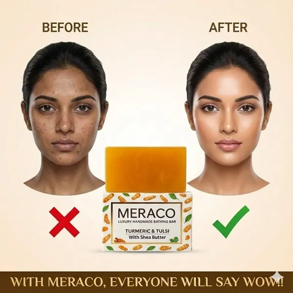 Handmade_Luxury_Turmeric_&_Tulsi_Soap_Bar_(Pack_Of_3X100_Gram)_Ayurvedic_Body_Tan_Removal_For_Women_&_Men__De-Tan,_Anti_Tan_&_Antibacterial_Bar_Scar_Reduction_&_Deep_Cleansing