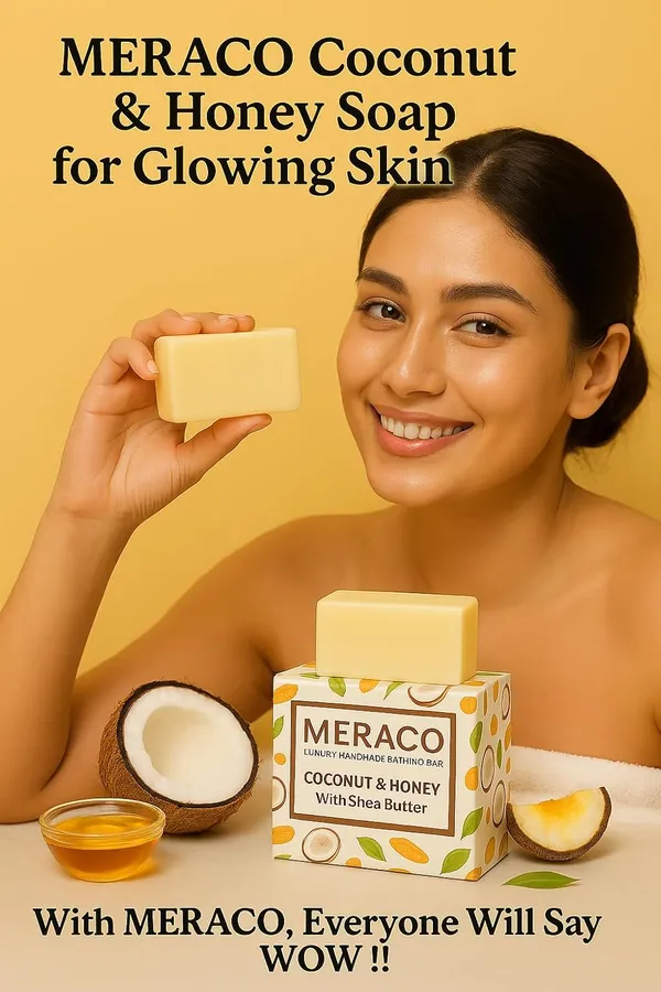Handmade_Coconut_&_Honey_Soap_Bar__Ayurvedic_Bath_Bar_With_Shea_Butter__Deeply_Moisturizes_And_Nourishes_Skin_(Pack_Of_2X100_Gram)__Helps_Reduce_Tanning_And_Exfoliates