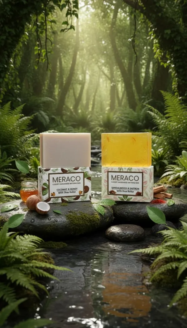 Sandalwood_&_Saffron_And_Coconut_&_Honey_Combo_(Pack_Of_2X_100_Grams,_Each)_Helps_Remove_Tanning_&_For_Glowing,_Younger_Looking_Skin