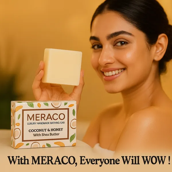 Handmade_Coconut_&_Honey_Soap_Bar__Ayurvedic_Bath_Bar_With_Shea_Butter__Deeply_Moisturizes_And_Nourishes_Skin_(Pack_Of_3X100_Gram)__Helps_Reduce_Tanning_And_Exfoliates