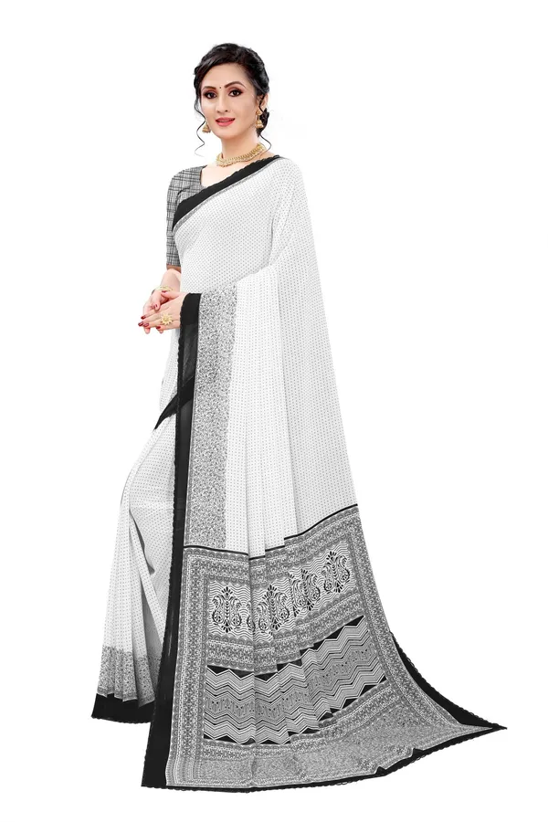 Black_Georgette_Beautiful_Daily_Wear_Print_Saree_For_Women