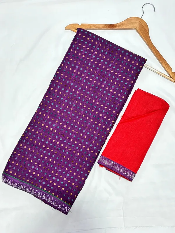 Purple_Georgette_Traditional_Bandhani_Print_Saree_For_Women