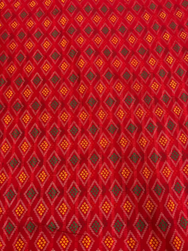 Red_Georgette_Festival_Wear_Traditional_Bandhani_Saree_For_Women