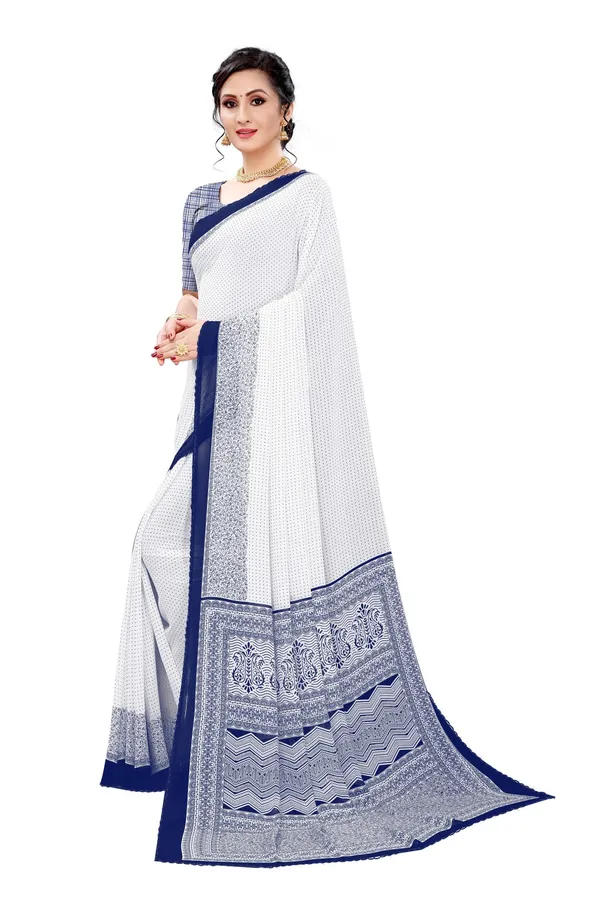 Blue_Georgette_Beautiful_Daily_Wear_Print_Saree_For_Women
