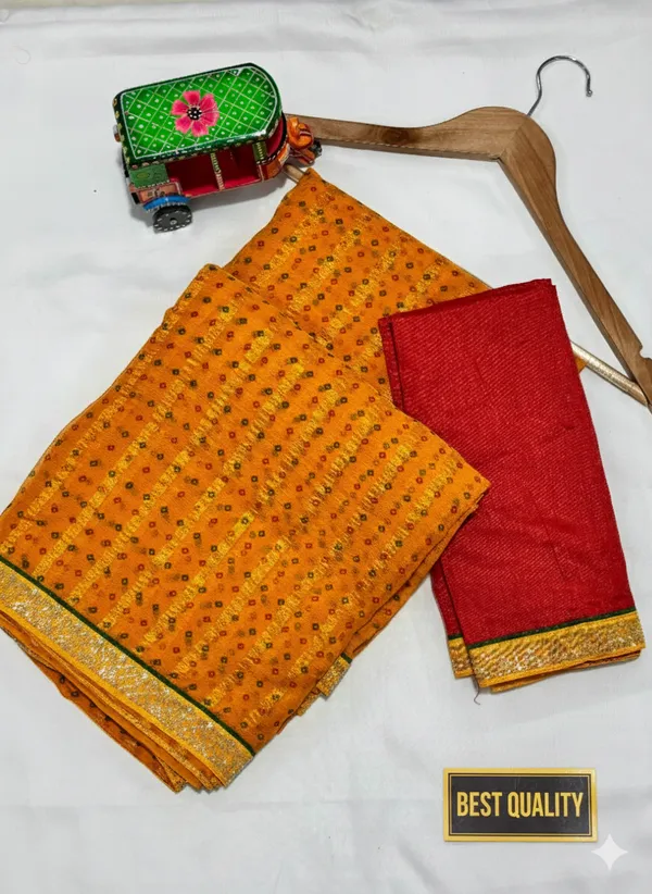 Yellow_Georgette_Traditional_Bandhani_Print_Saree_For_Women