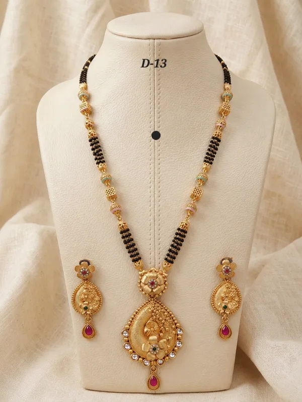 Antique_Floral_Mangalsutra_Set