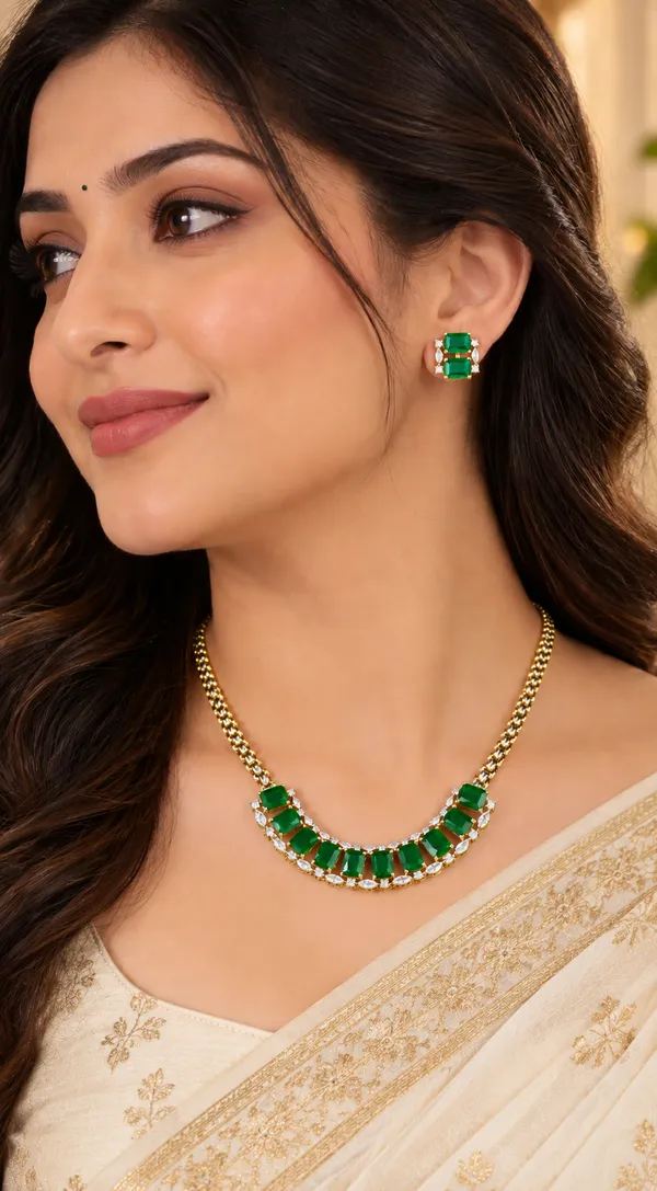 Emerald_Green_Stone_Designer_Necklace_Set_with_Matching_Earrings