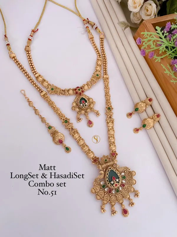 Royal_Emerald_Temple_Matte_Long_&_Hasadi_Combo_Set