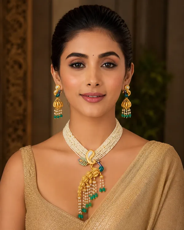 Royal_Mayura_Pearl_Necklace_Set