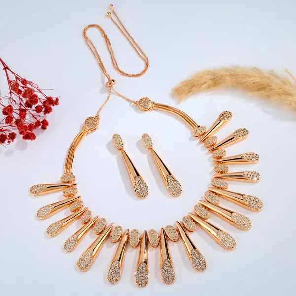Rose_Gold_Sparkle_Drop_AD_Necklace_Set