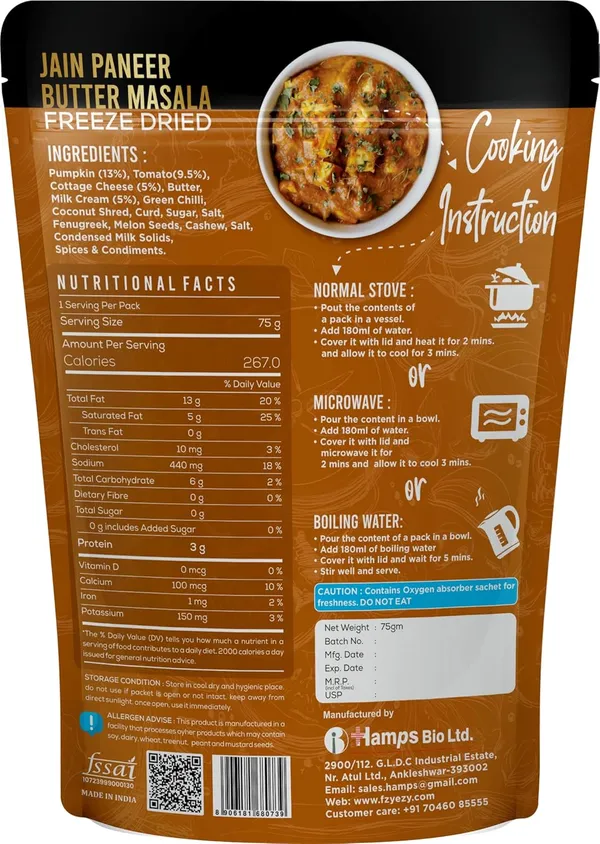 Pack_Of_4_Dried_Jain_Paneer_Butter_Masala_|_Instant_Jain_Indian_Cuisine_|_No_Onion,_No_Garlic_Gravy_|_Jain_Vegetarian_Gourmet_Delight_|_Ready-To-Eat_|_Gluten-Free_|_Preservative-Free