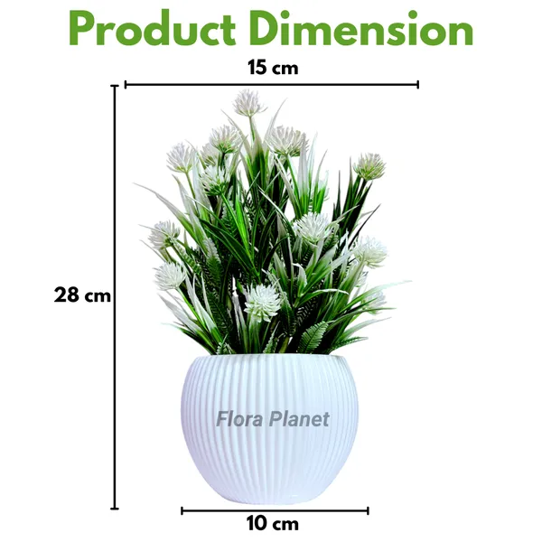 Artificial_Decorative_Flower_Plant_with_Designer_Ribbed_Pot_|_Plastic_Indoor_Table_Décor_for_Home_&_Office_(White)