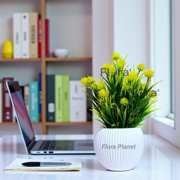 Artificial_Decorative_Flower_Plant_with_Designer_Ribbed_Pot_|_Plastic_Indoor_Table_Décor_for_Home_&_Office_(Yellow)