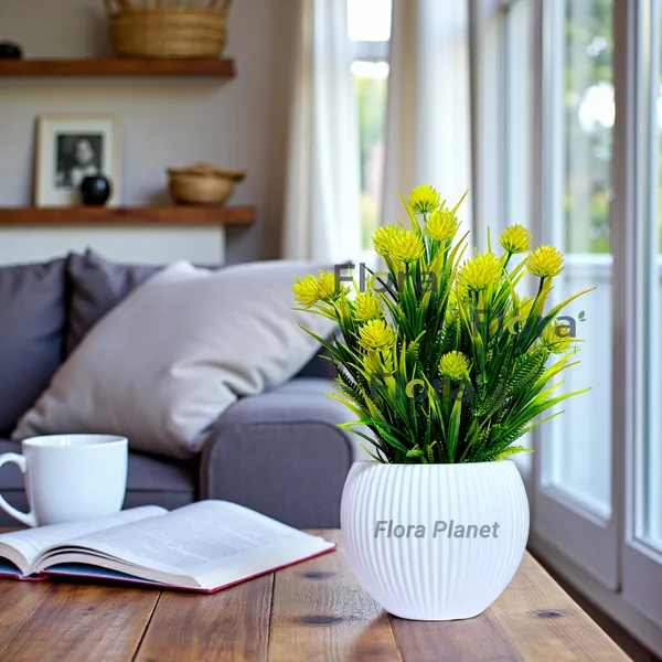 Artificial_Decorative_Flower_Plant_with_Designer_Ribbed_Pot_|_Plastic_Indoor_Table_Décor_for_Home_&_Office_(Yellow)