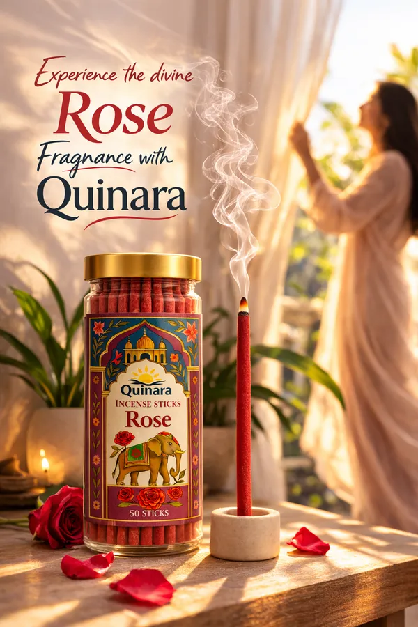 Bambooless_Rose_Incense_Dhoop_Sticks_|_Free_Plastic_Jar_&_Ceramic_Stick_Holder_I_Natural_&_Long_Lasting_Fragrance_|_Premium_Pooja_Essential_|_For_Home,_Temple_&_Meditation_|_50_Sticks