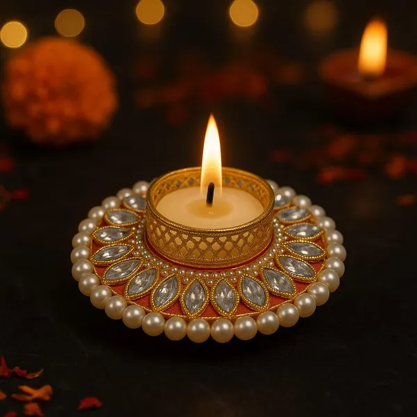 Red_&_Pink_Golden_Pearl_&_Stone_Tealight_Candle_Holder_Diya_Set_Of_2_|Diwali_Home_Decor_Pooja_&_Festival_Lighting_Gift_Item_For_Women_&_Housewarming