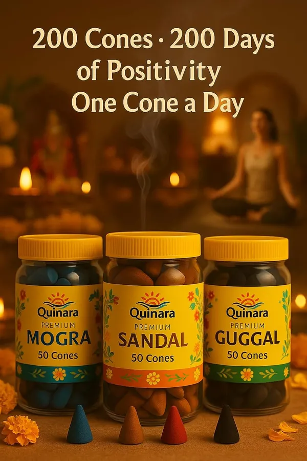 Multicolor_Premium_Dhoop_Cones_Pack_Of_4_|_Mogra,_Sandal,_Rose_&_Gugal_(50_Cones_Each)_I_200_Cones_|_Long_Lasting_Fragrance_For_Meditation,_Prayer,_Yoga,_Home_&_Office_|_Natural_Herbal_Incense_Cones