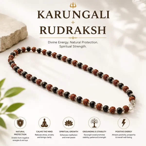 Premium_Karungali_+_5_Mukhi_Rudraksha_Mala_with_Silver_Capping_|_Natural_Ebony_Wood_Necklace_|_Spiritual_Protection,_Positive_Energy_&_Meditation_Mala_|_Handcrafted_for_Men_&_Women