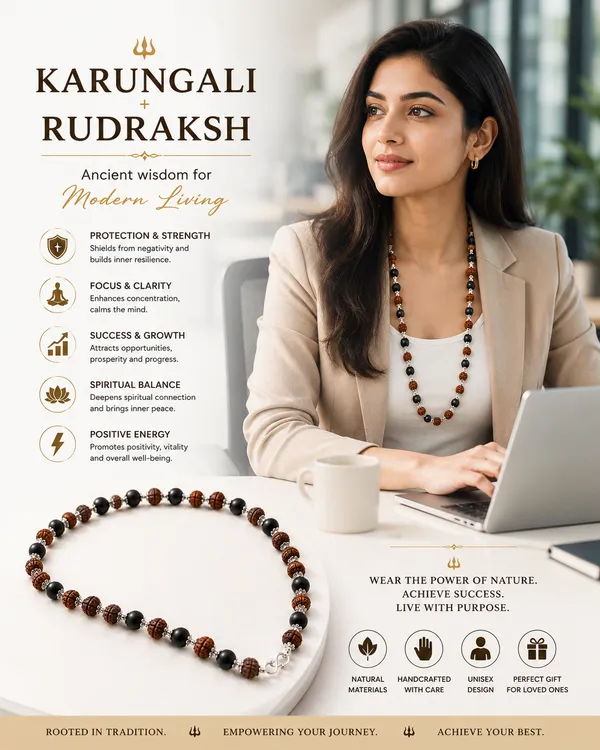 Premium_Karungali_+_5_Mukhi_Rudraksha_Mala_with_Silver_Capping_|_Natural_Ebony_Wood_Necklace_|_Spiritual_Protection,_Positive_Energy_&_Meditation_Mala_|_Handcrafted_for_Men_&_Women