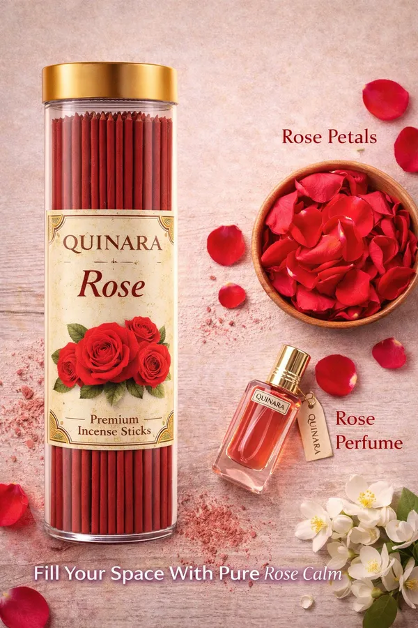 QUINARA_Premium_Incense_Combo_Set__–_Chandan_&__Lavender_Agarbatti_(80_Sticks_Each)_+_Mogra_Dhoop_Cones_(50)_+_Rose_Puja_Perfume_Spray_(100ml)