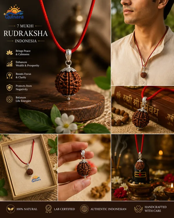 Quinara_7_Mukhi_Indonesia_Rudraksha_Pendant_–_Natural_Indonesian_Rudraksha_with_Silver_Capping