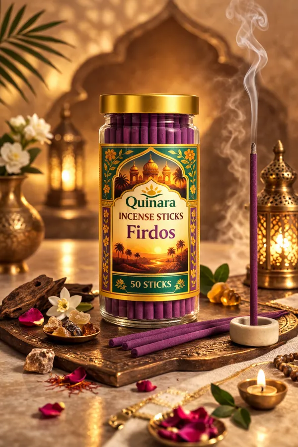Quinara_Bambooless_Firdos_Incense_Sticks_(50_Sticks)_–_Premium_Charcoal_&_Bamboo_Free_Dhoop_Sticks_|_Long_Lasting_40_Min_Burn_|_Rich_Oriental_Fragrance_for_Home,_Pooja_&_Meditation