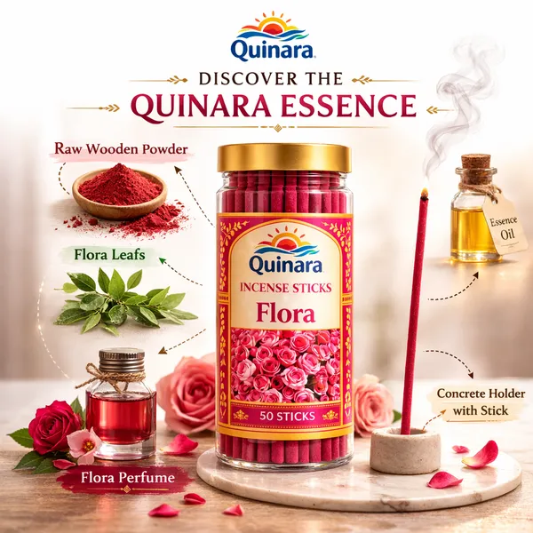 Quinara_Bambooless_Flora_Incense_Sticks_(50_Sticks)_with_Ceramic_Holder–_Premium_Long_Lasting_Floral_Agarbatti_in_Reusable_Jar_–_Strong_Fragrance_for_Pooja,_Meditation_&_Home_–_Rose_Based_Aroma