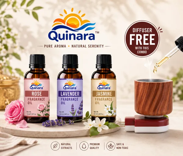 Quinara_Fragrance_Oil_Combo_Pack_(Rose,_Lavender_&_Jasmine)_with_FREE_Wooden_Plug-in_Aroma_Diffuser_|_Premium_Aromatherapy_Essential_Oils_for_Home,_Pooja_&_Meditation