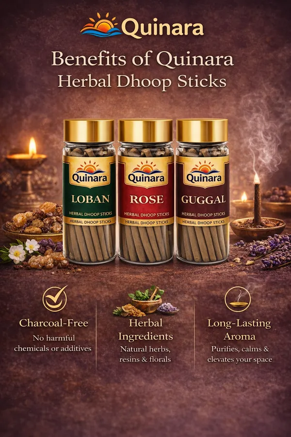 Quinara_Herbal_Dhoop_Sticks_Combo_(Loban,_Rose_&_Guggal_100_g_Each_with_Free_Jute_Carry_Bag_Charcoal-Free_|_Herbal_|_Long-Lasting_Aroma