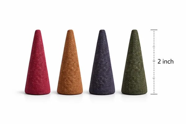 Quinara_Premium_Dhoop_Cones_Combo_Pack_4_x_100_gm_(Sandalwood,_Rose,_Mogra_&_Lavender)_|_Long-Lasting_Fragrance_for_Pooja,_Meditation_&_Home